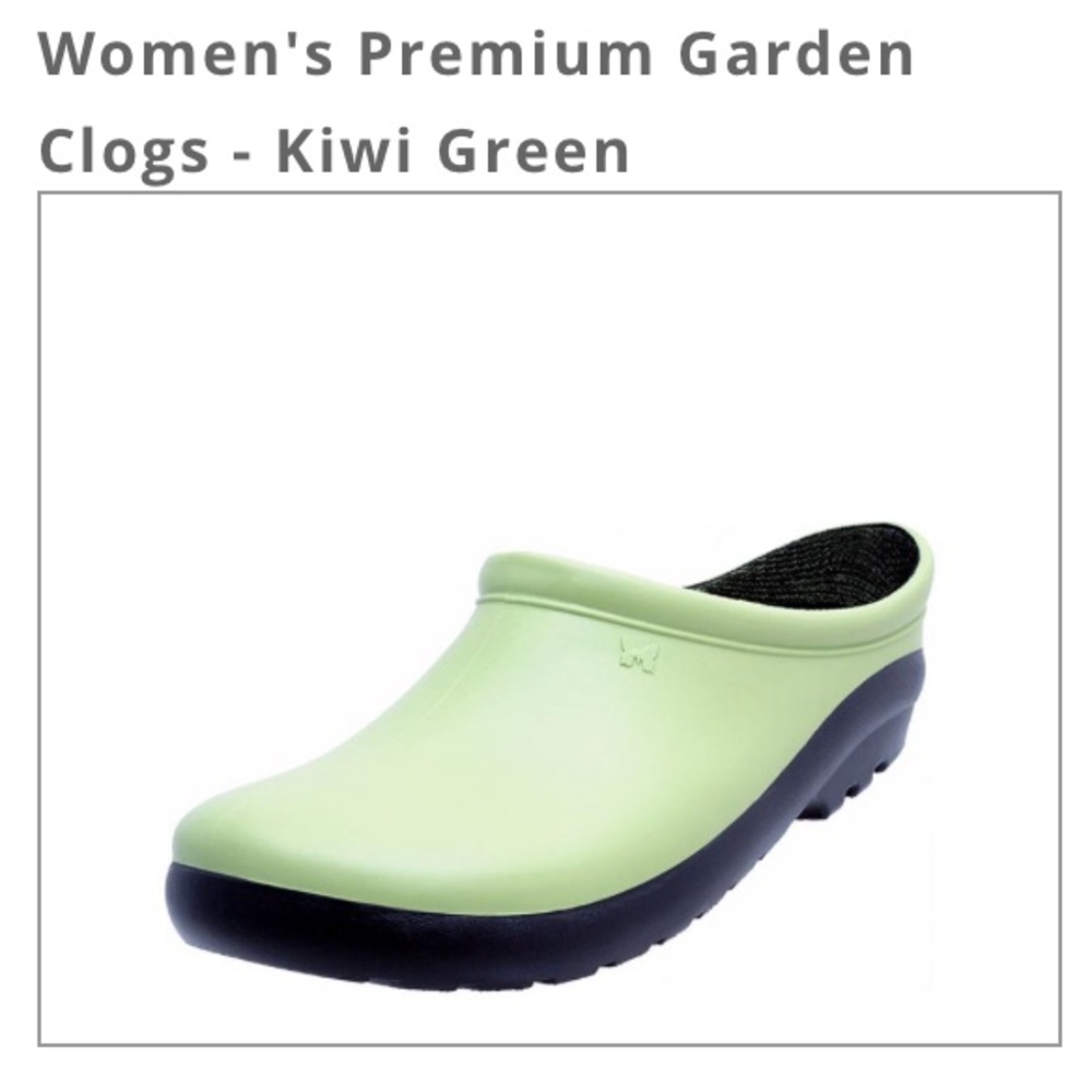 Sloggers PREMIUM GARDEN CLOGS - KIWI GREEN